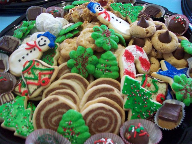 Variety of Christmas Cookies
