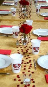 49er Thanksgiving Table