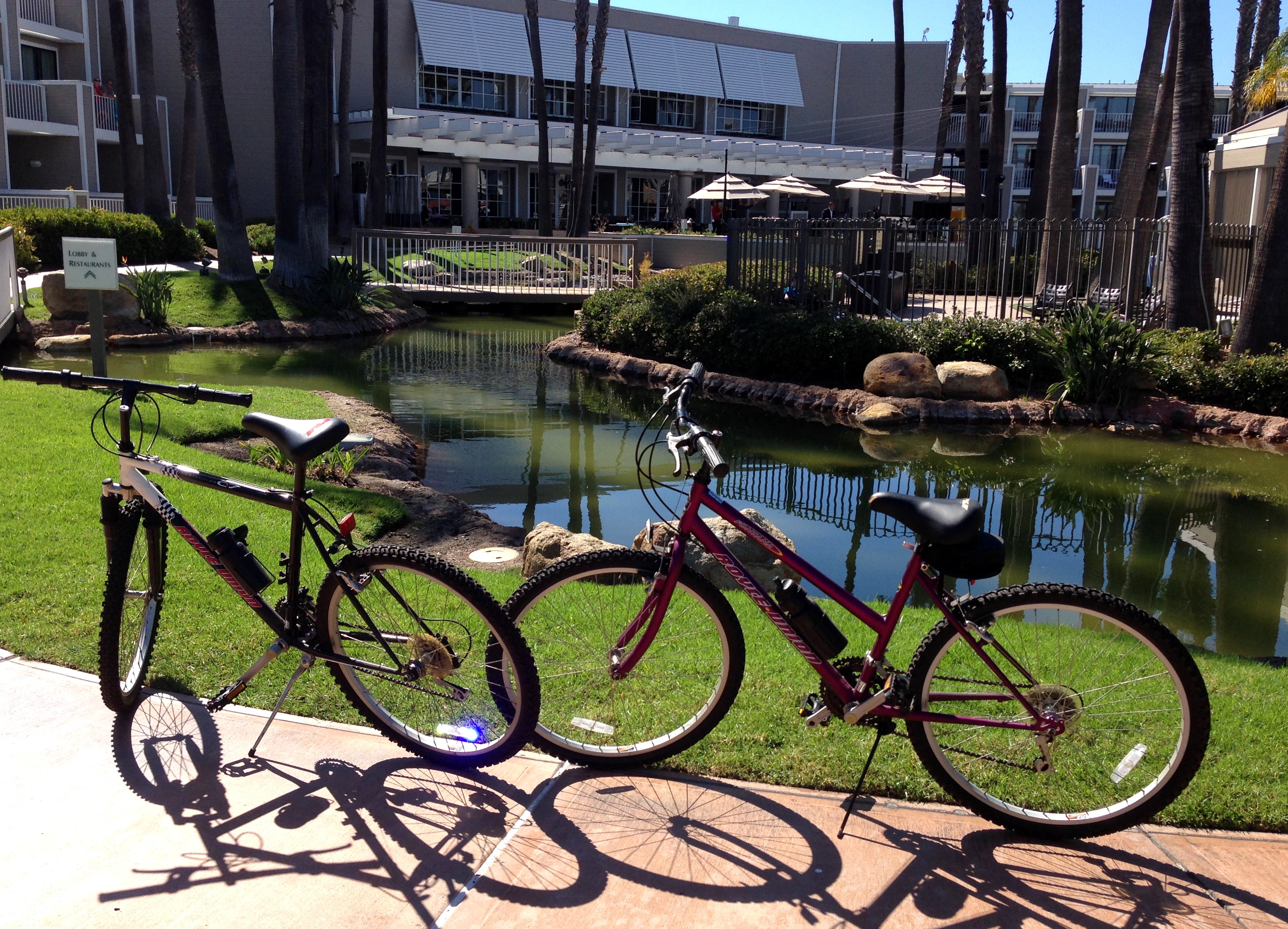 Parked at Marriott