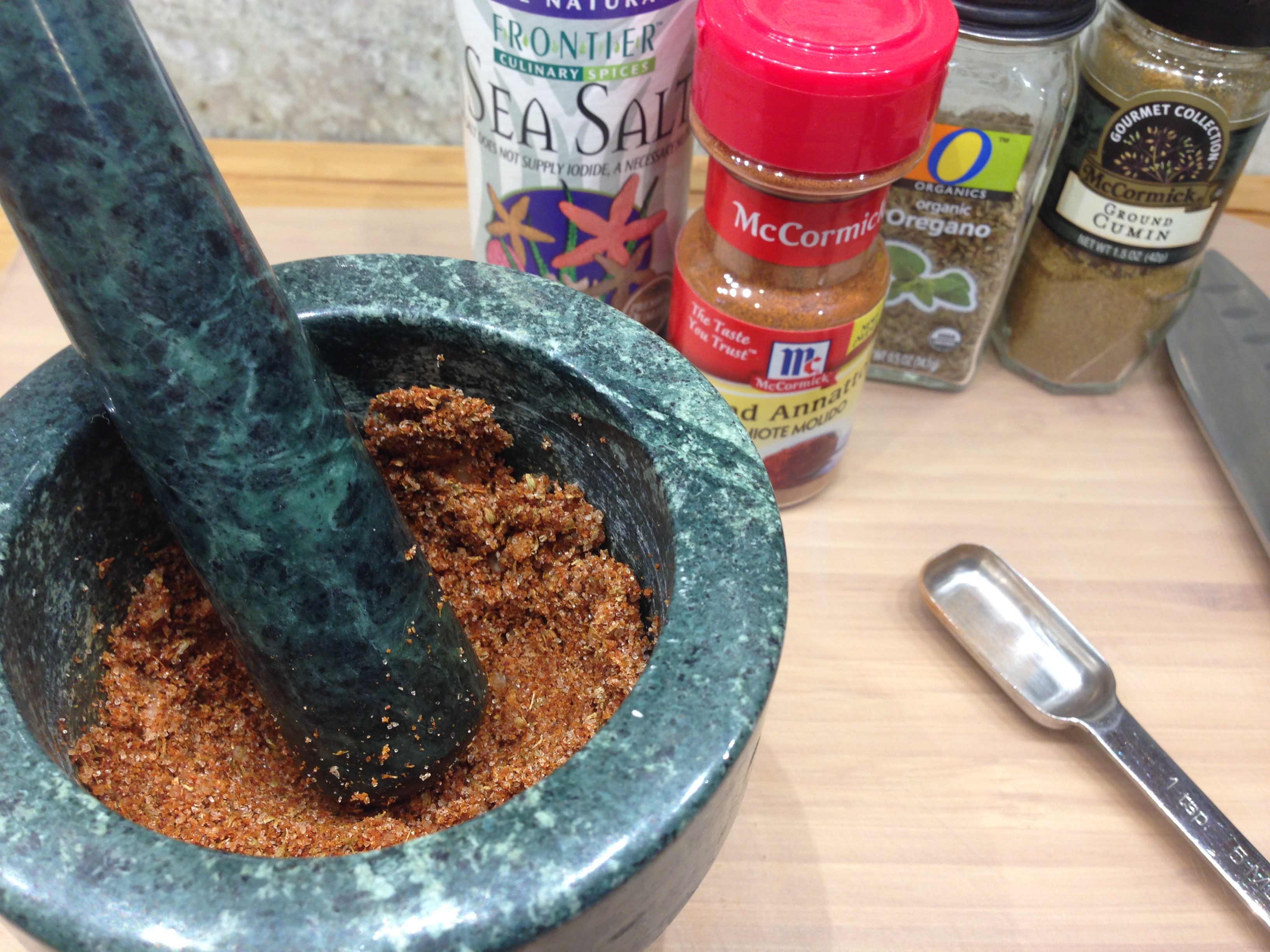 Ground with Mortar and Pestle
