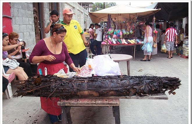 Zacahuil at Sunday Market