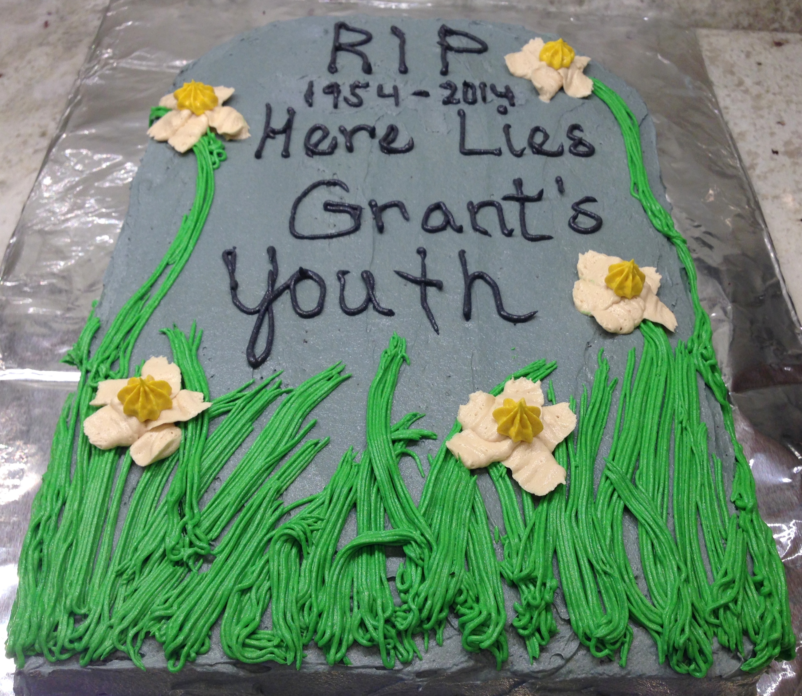 Grant's Gravestone Cake
