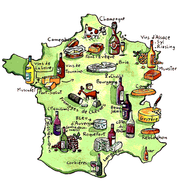 french food map