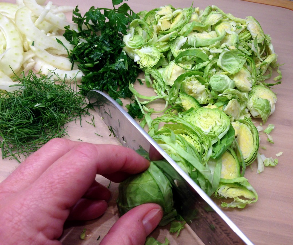 Brussels Sprout, Fennel and Apple Salad Life of the Party Always!