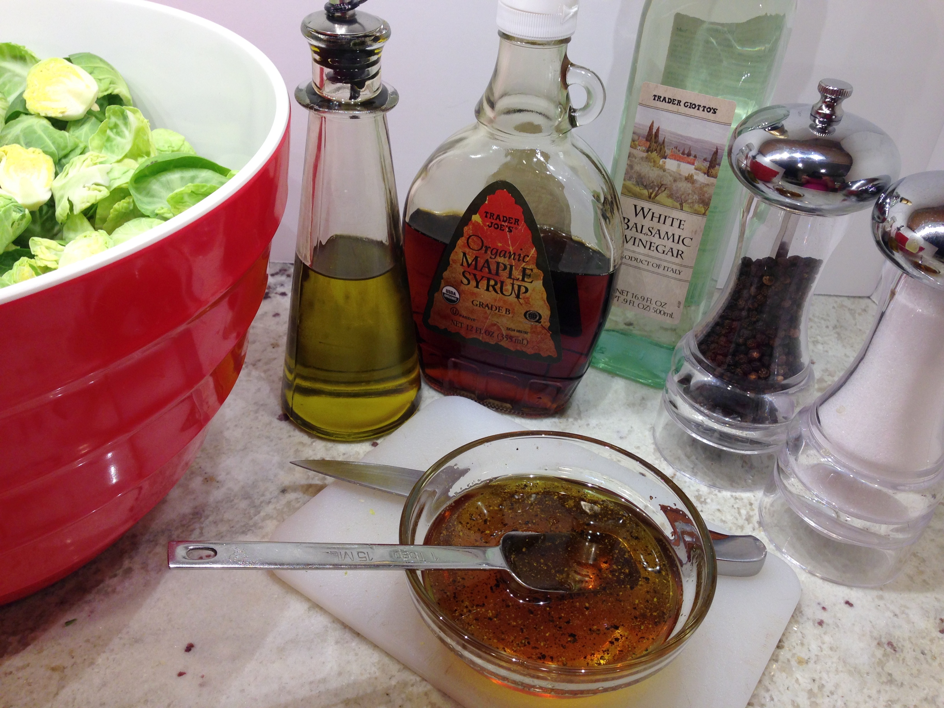Brussels sprout marinade