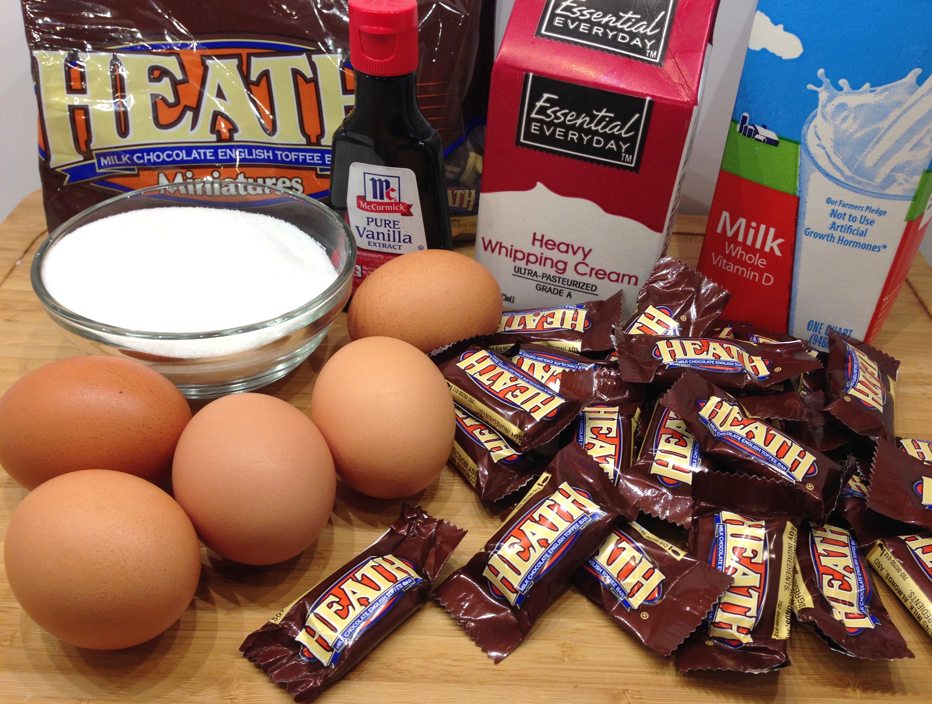 English Toffee Ice Cream Ingredients