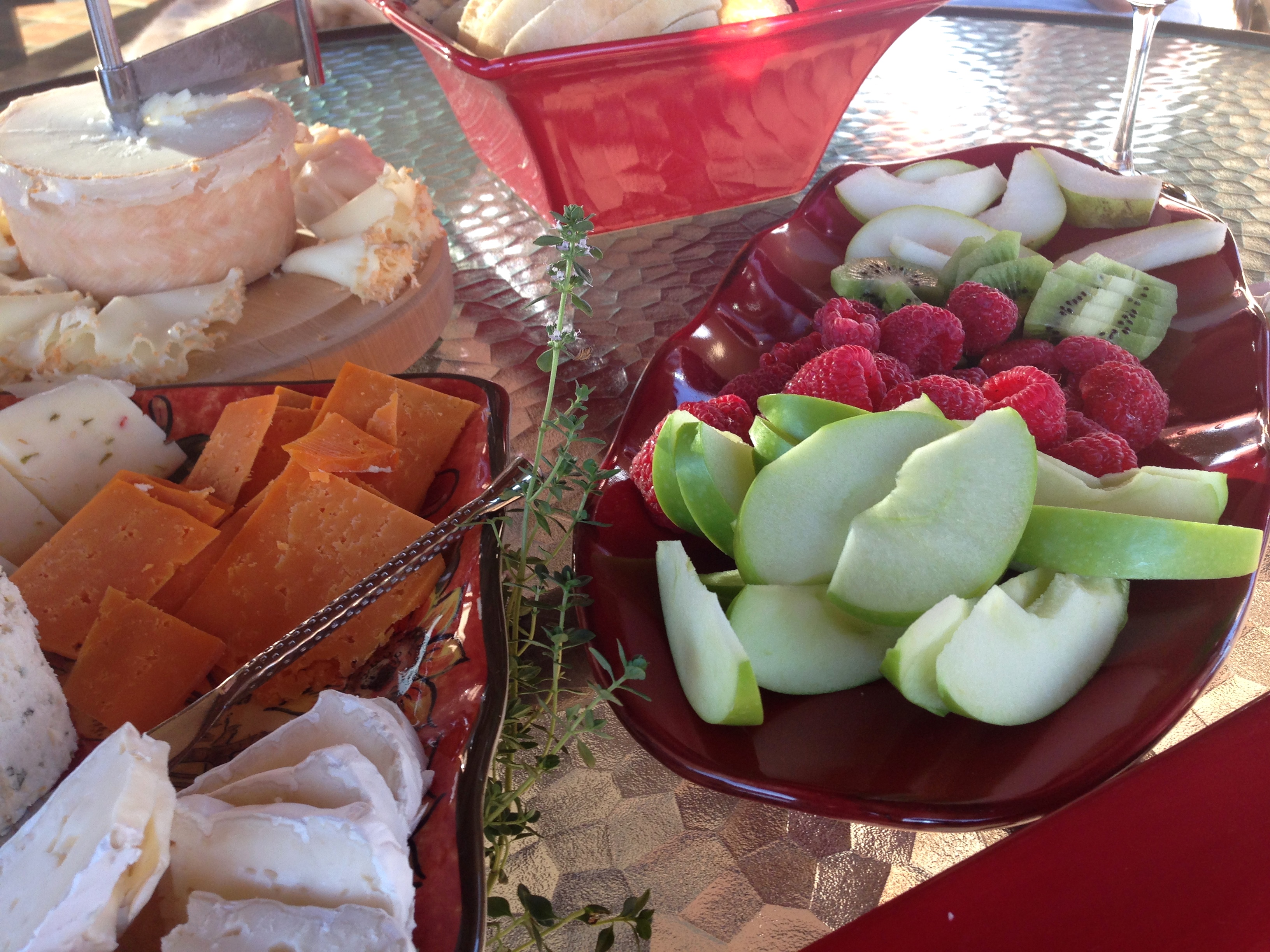 Cheese and Fruit Platters