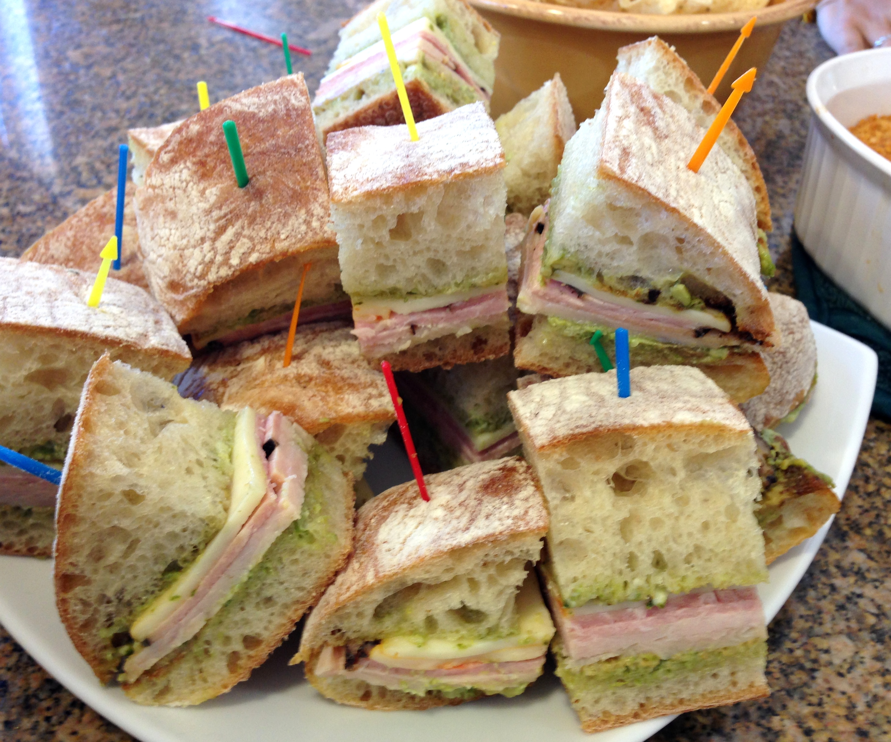 Avocado Pesto Club Sandwich Life of the Party Always!