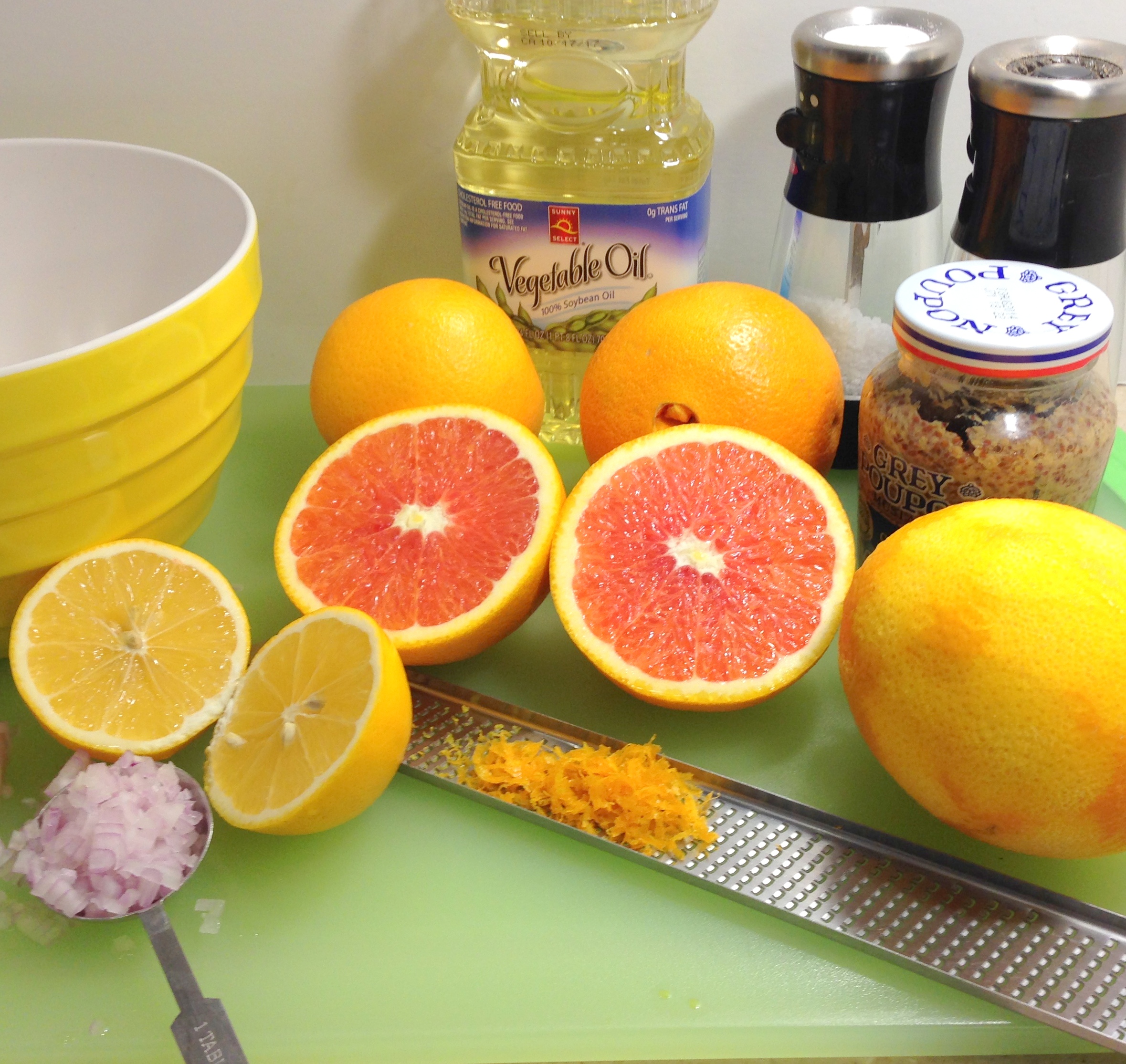 Blood Orange Vinaigrette Ingredients